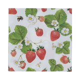 Gisela Graham Strawberry Flowers Paper Napkin (Pack of 20)