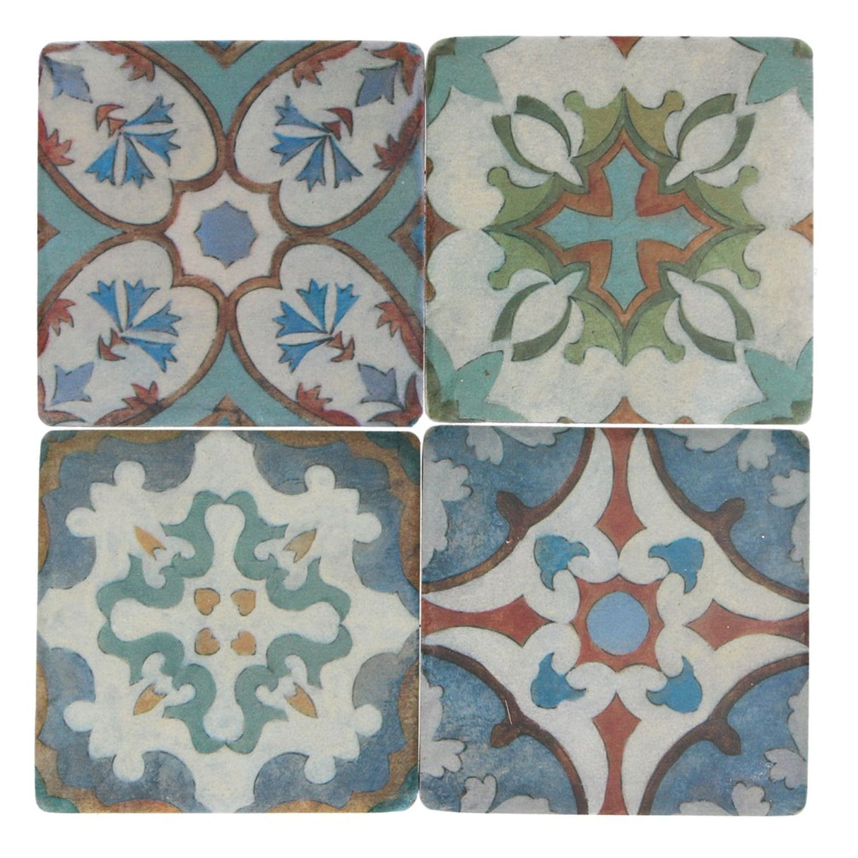 Gisela Graham Resin Mosaic Design Coaster (Choice of 4)