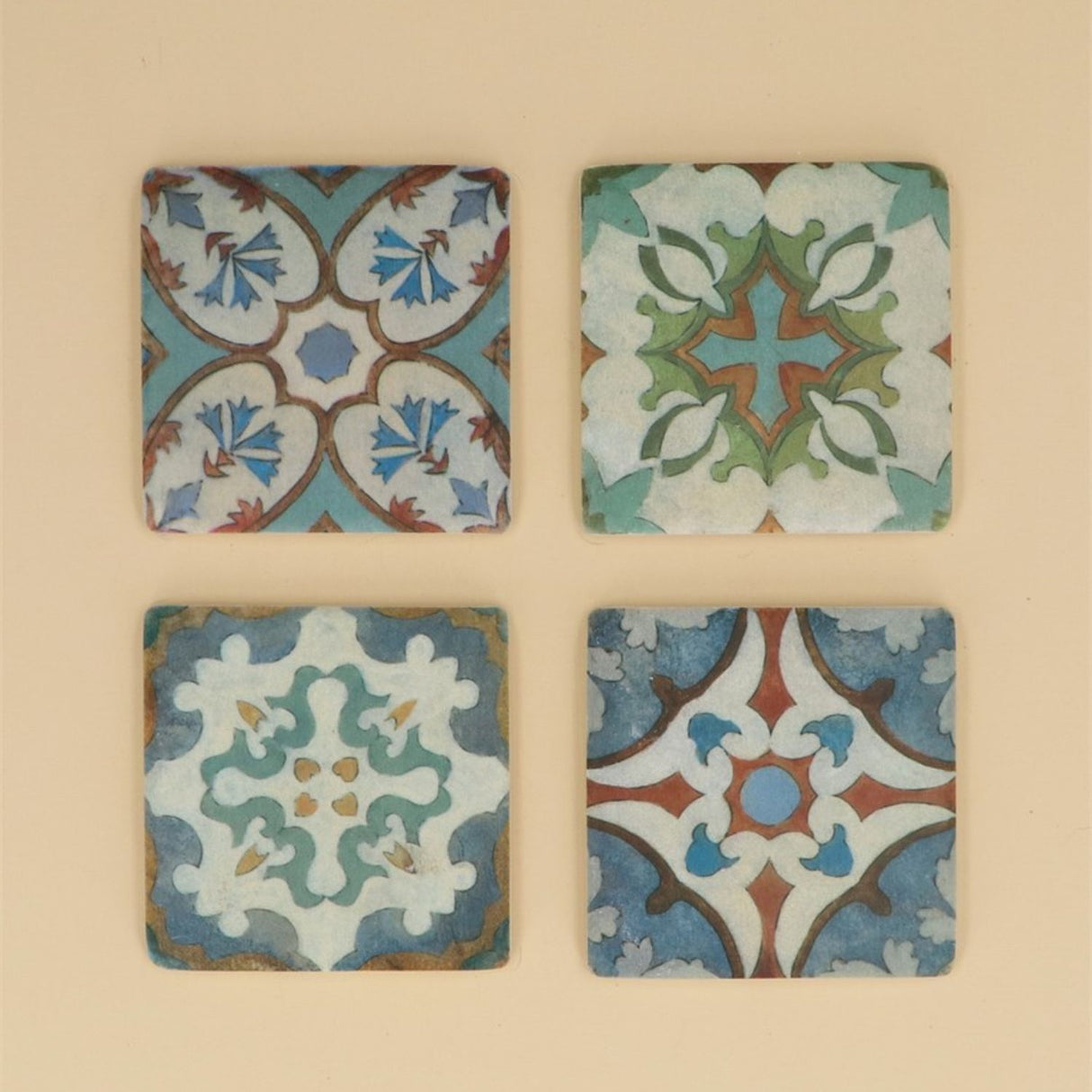 Gisela Graham Resin Mosaic Design Coaster (Choice of 4)