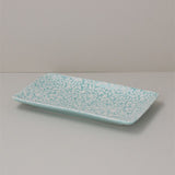 Gisela Graham Blue Porcelain Rectangle Trinket Dish