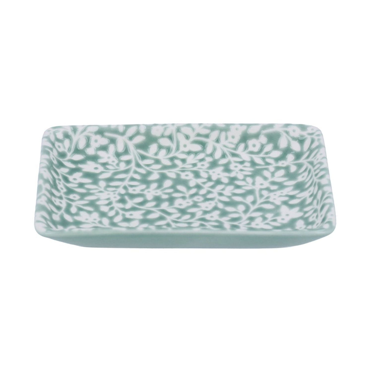 Gisela Graham Small Green Porcelain Trinket Dish