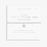 Joma Jewellery A Little 'Can't Thank You Enough' Silver Bracelet
