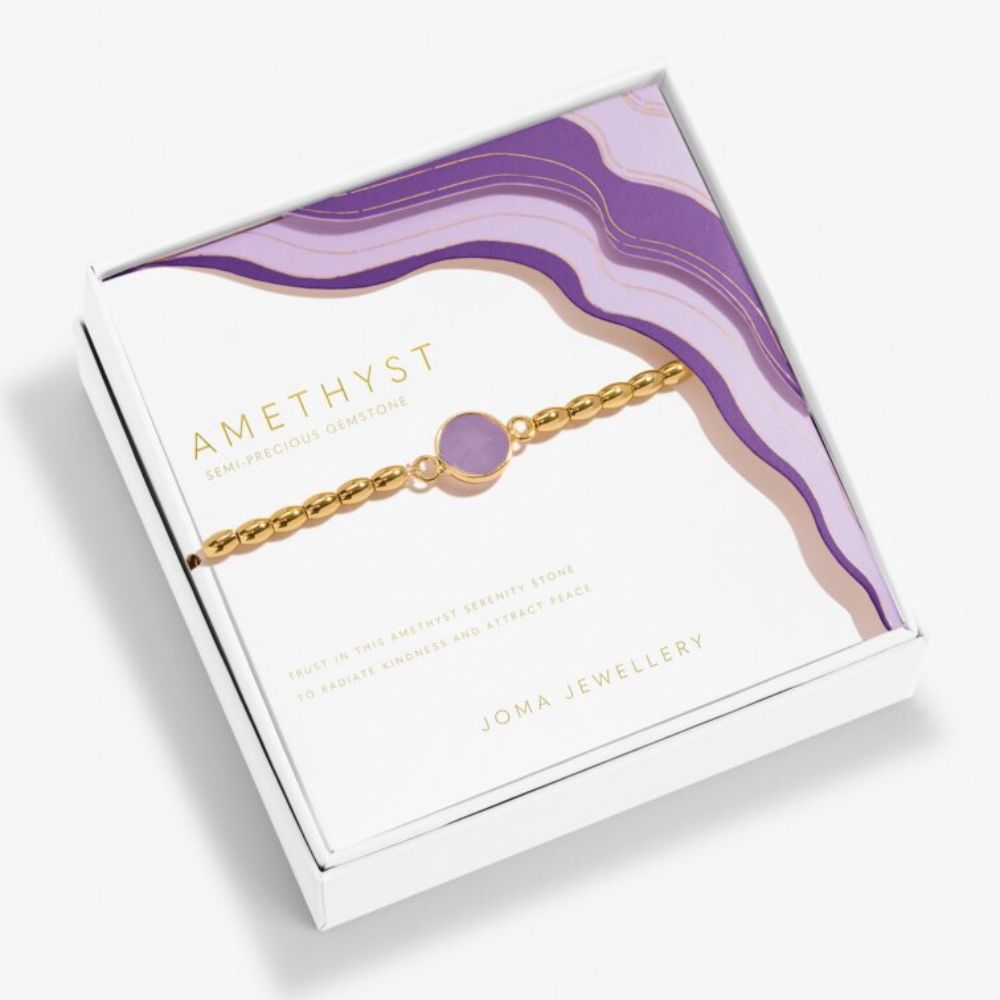 Joma Jewellery Serenity Stones Amethyst Bracelet