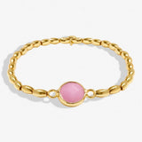 Joma Jewellery Serenity Stones Pink Jade Bracelet