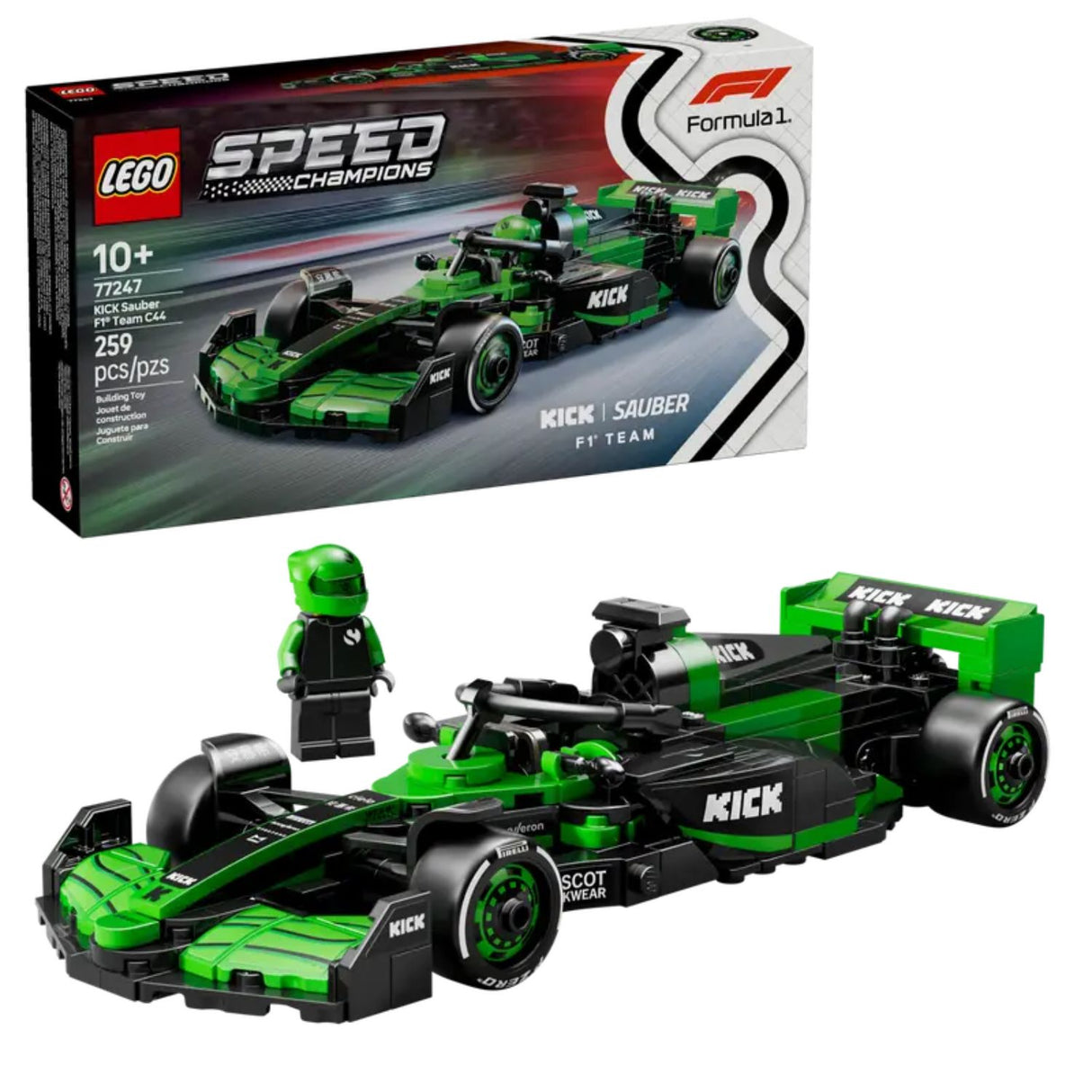 LEGO KICK Sauber F1® Team C44 Race Car