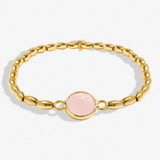 Joma Jewellery Serenity Stones Pink Quartz Bracelet