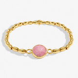 Joma Jewellery Serenity Stones Watermelon Quartz Bracelet