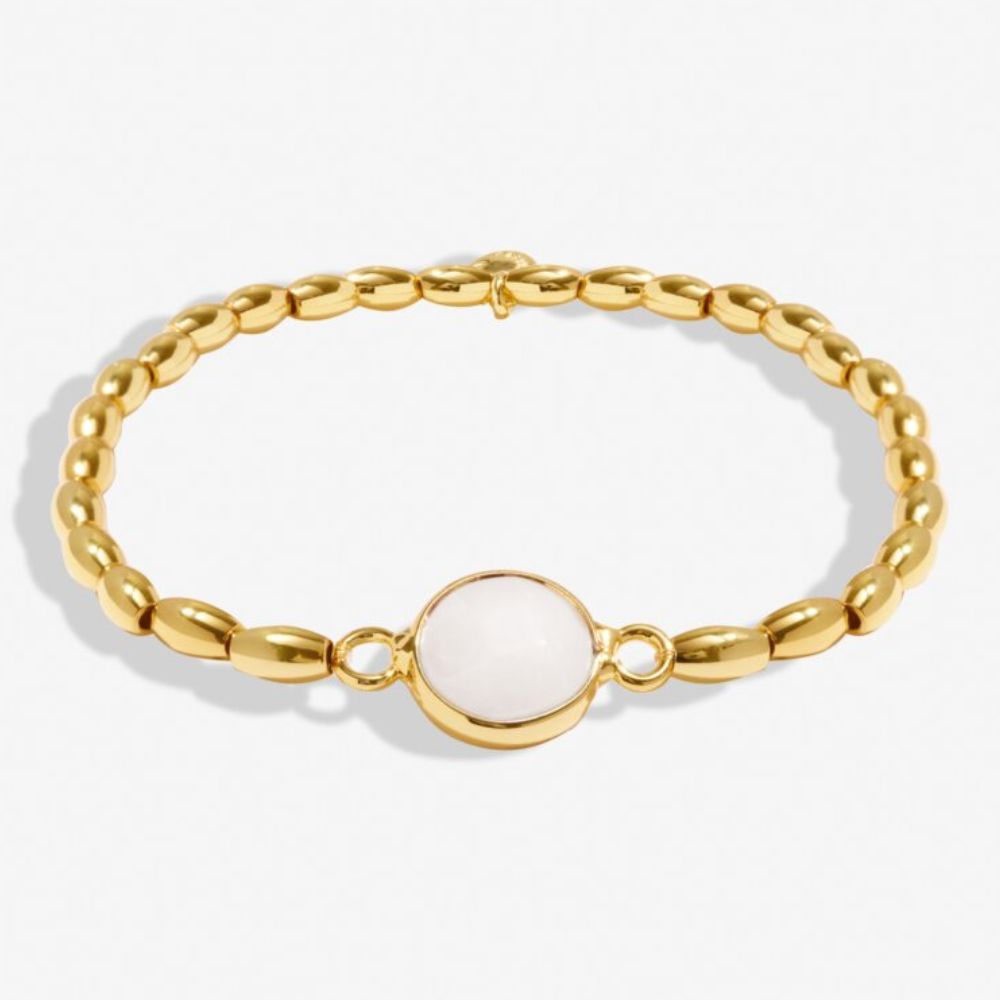 Joma Jewellery Serenity Stones White Jade Bracelet