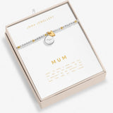 Joma Jewellery So Loved 'Mum' Bracelet In Silver And Gold Plating