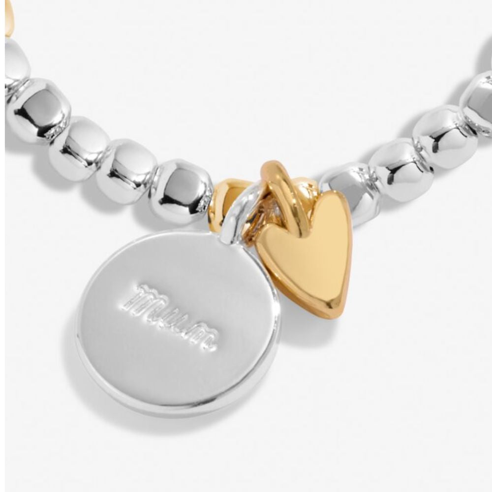 Joma Jewellery So Loved 'Mum' Bracelet In Silver And Gold Plating