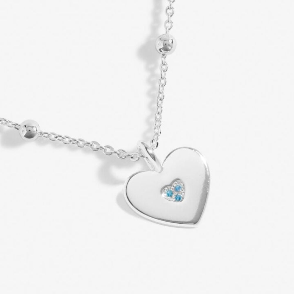 Joma Jewellery Mother's Day A Little 'Mother And Son' Necklace In Silver Plating