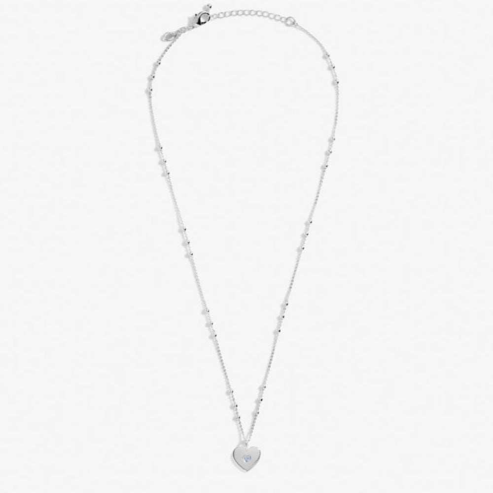 Joma Jewellery Mother's Day A Little 'Mother And Son' Necklace In Silver Plating