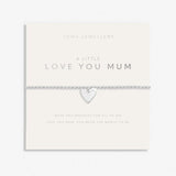 Joma Jewellery Mother's Day A Little 'Love You Mum' Bracelet In Silver Plating