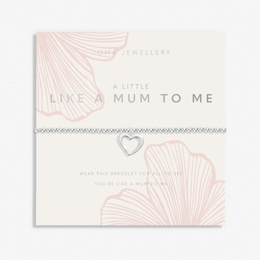 Joma Jewellery Mother's Day A Little 'Like A Mum To Me' Bracelet In Silver Plating