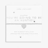 Joma Jewellery A Little 'You're Going To Be An Auntie' Silver Bracelet