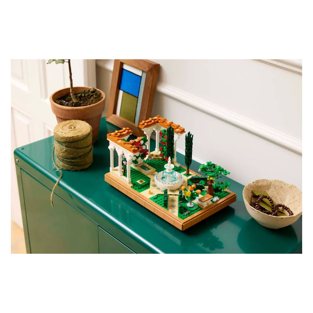 LEGO Fountain Garden