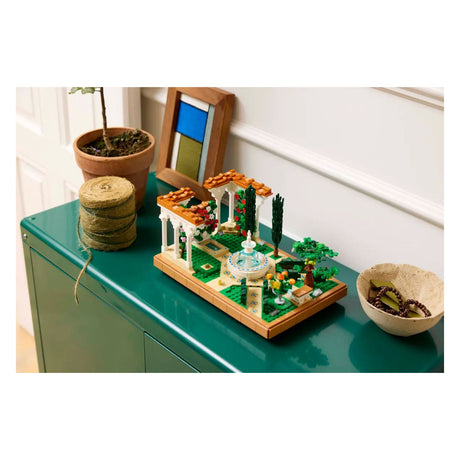 LEGO Fountain Garden