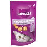 Whiskas 8x45g Pouches Groom & Care Adult Cat Treats with Chicken
