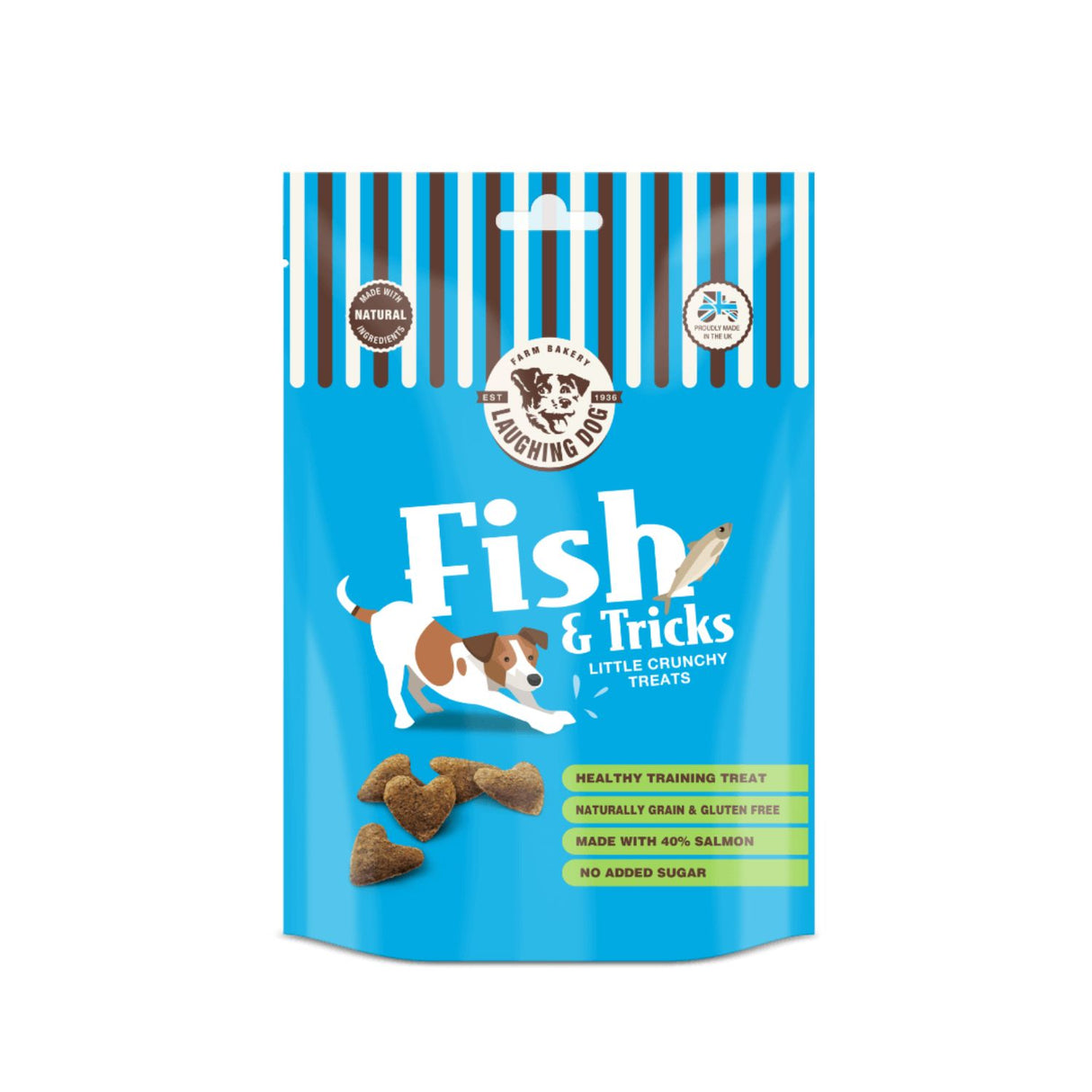 Laughing Dog 125g Grain Free Fish & Tricks Treats