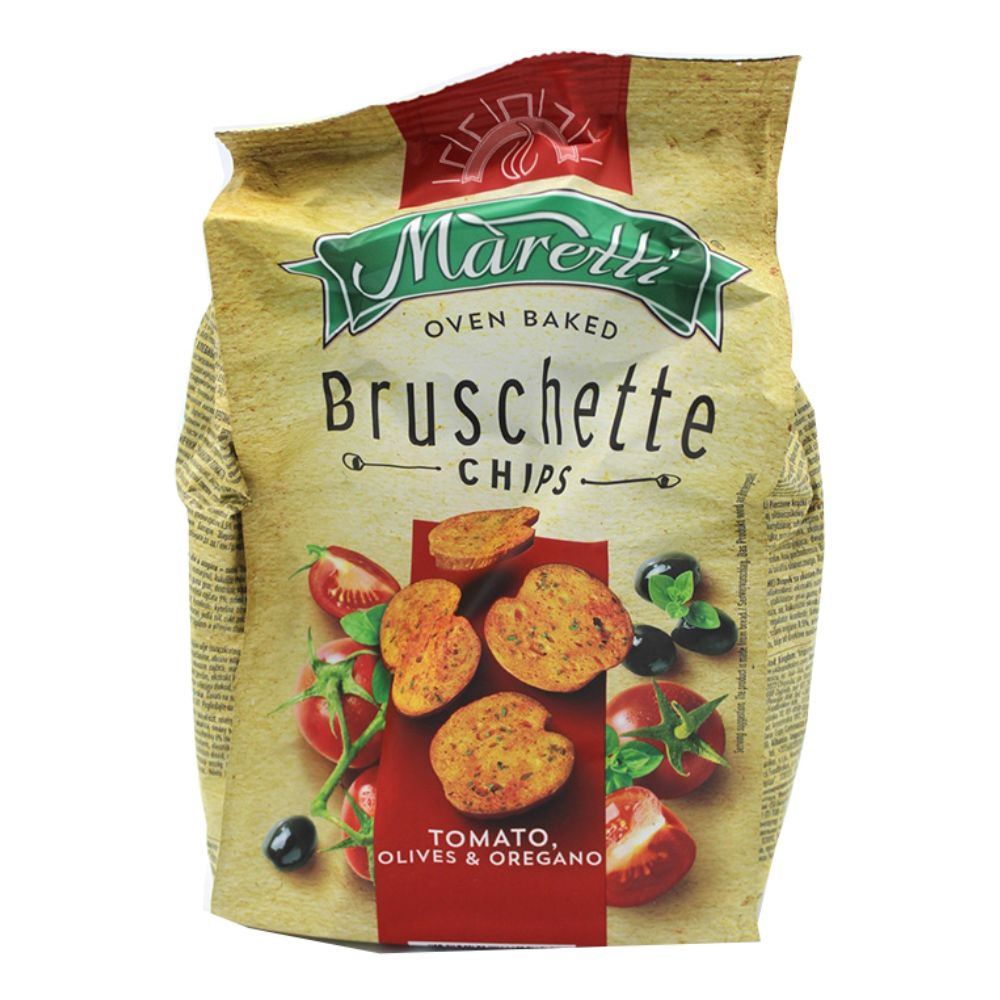Maretti 150g Bruschette Chips Tomato Olives and Oregano