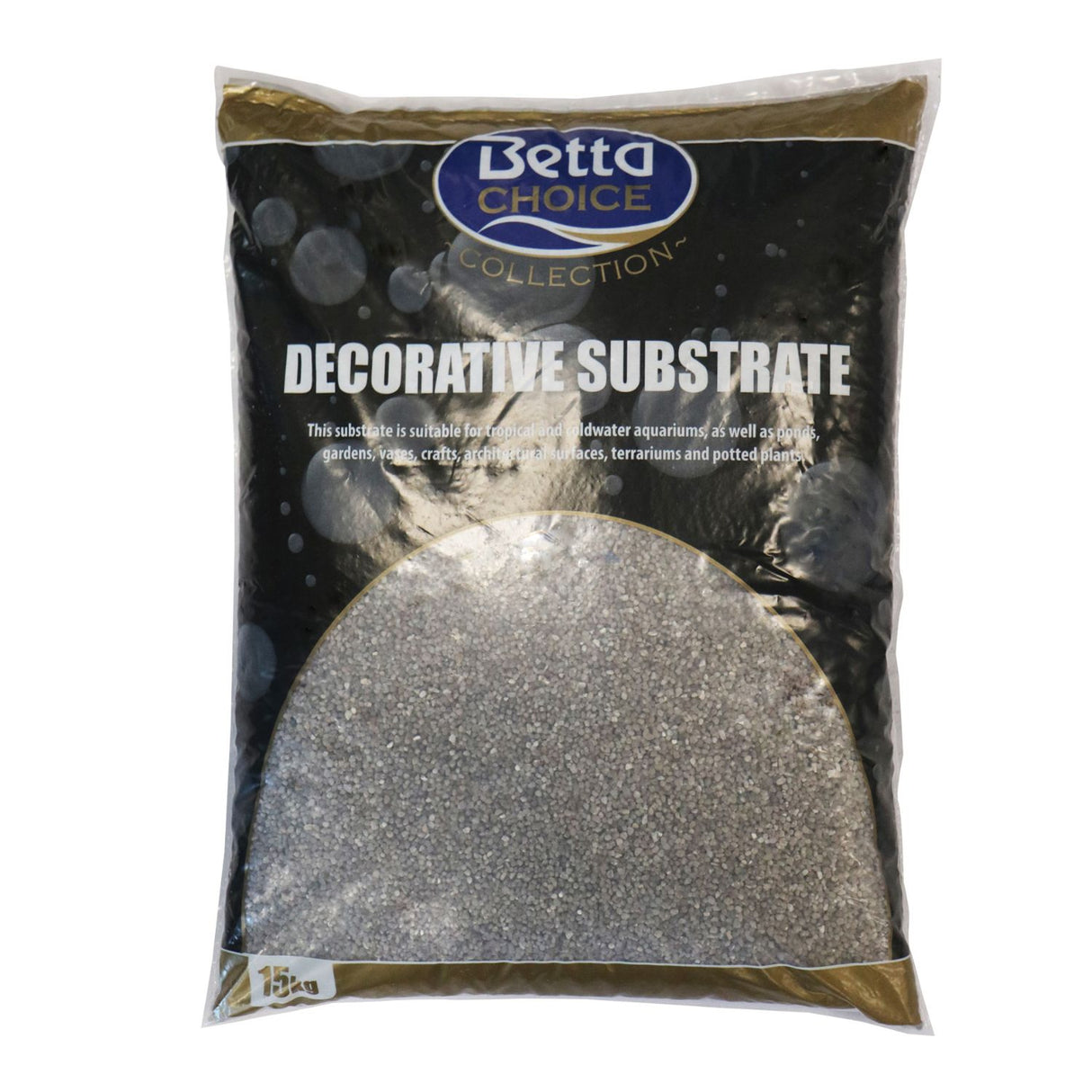 Betta Choice 15kg Gunmetal Gravel Bag