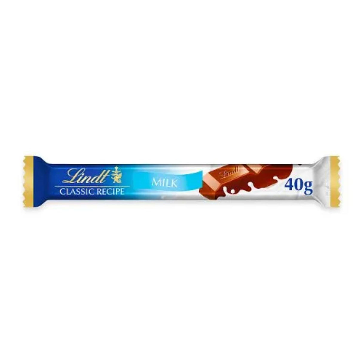 Lindt 40g Classic Milk Chocolate Bar