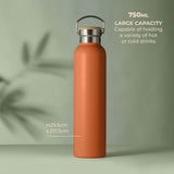 Tower 750ml Turmeric Stainless Steel Insulated Bottle