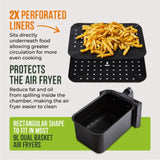 Tower 9L Dual Air Fryer Liner (Pack of 2)