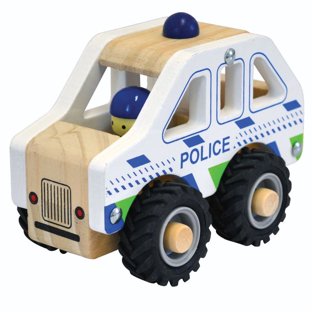 House Of Marbles Wooden Brrm-Brrms Emergency Vehicles