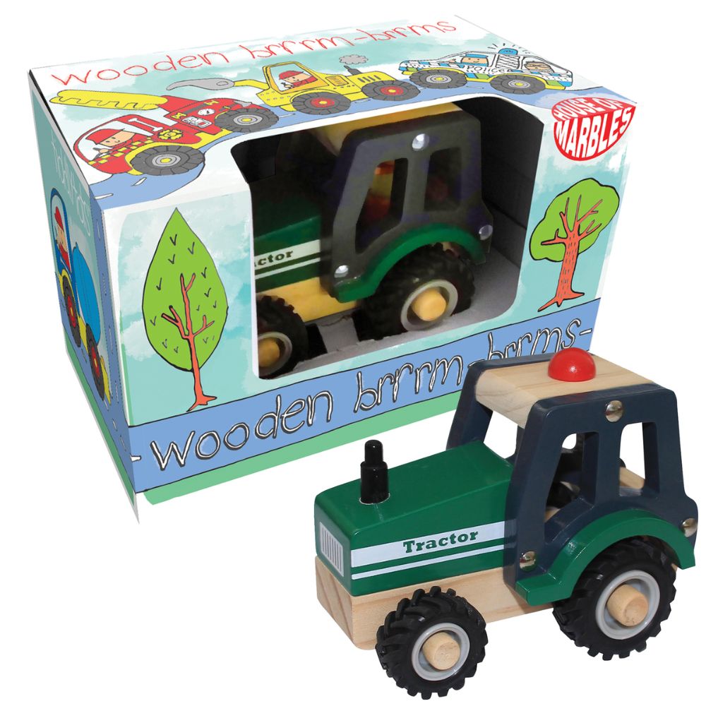 House Of Marbles Wooden Brrm-Brrms Work Vehicles (Choice Of 3)
