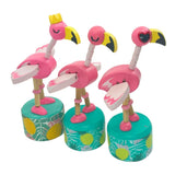 House Of Marbles Wooden Flapping Flamingo Press-Up (Choice of 3)