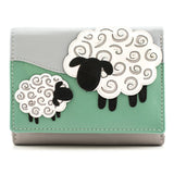 Mala Leather Valais Midi Tri Fold Purse