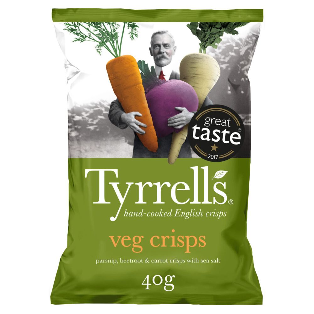 Tyrrells 40g Mixed Root Vegetable Crisps