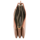 Mala Leather Tan Bloomsbury Triple Compartment Bag