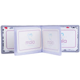 Mala Leather Best Friends Black Sitting Cats ID / Travel Card Holder