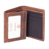 Mala Leather  Denim Cactus Note and Card Holder