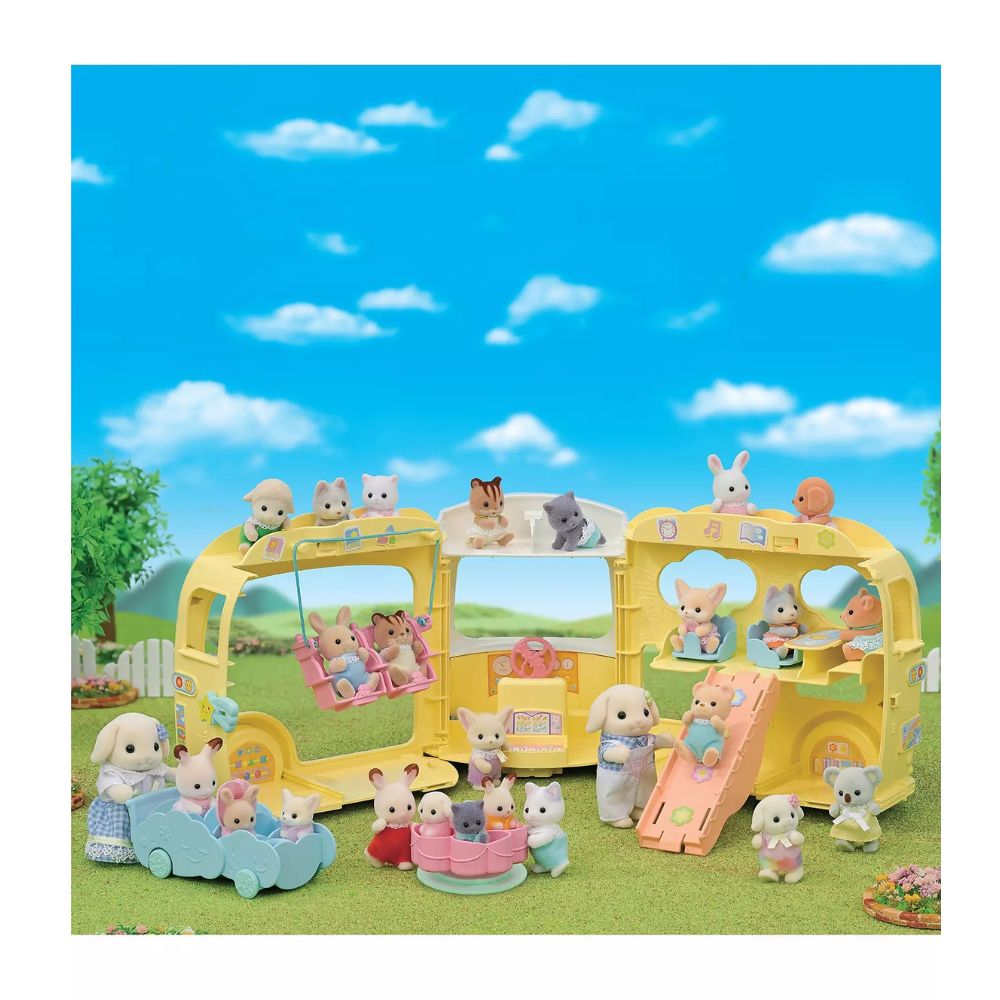 Sylvanian Families Rainbow Fun Nursery Bus