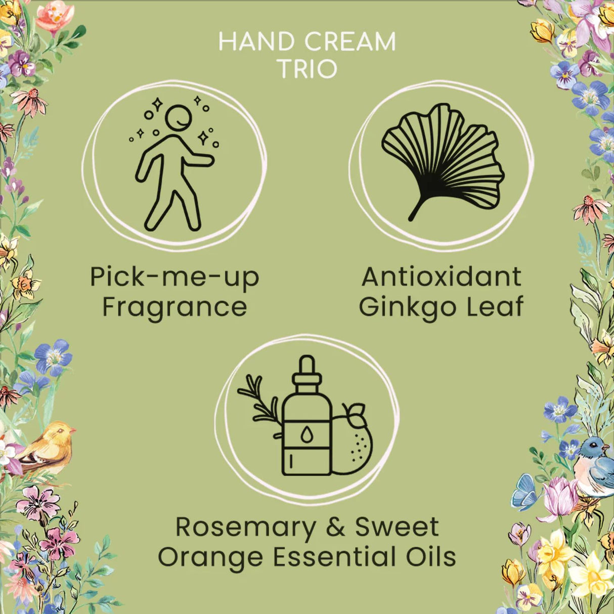 Flower of Focus 30ml Power Through Hand Cream Trio (Set of 3)