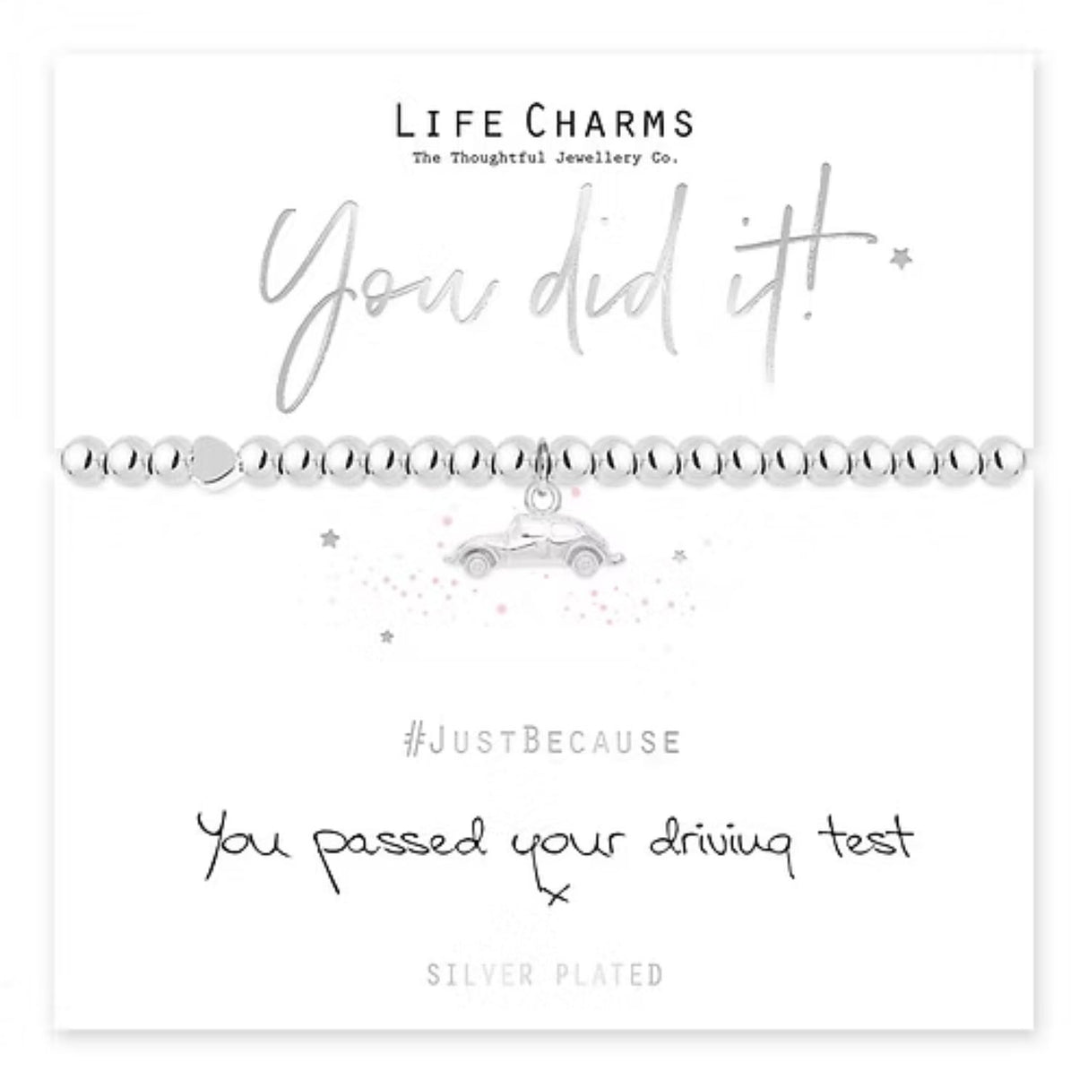 Life Charms 'You Did It' Bracelet