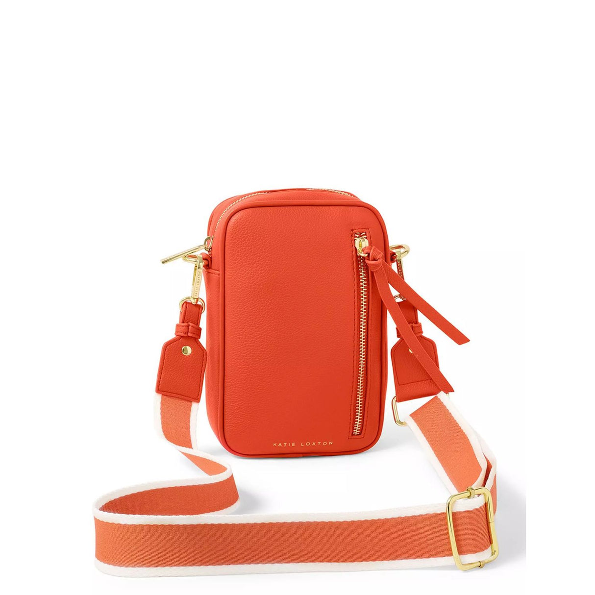 Katie Loxton Small Deep Orange Hallie Crossbody Bag