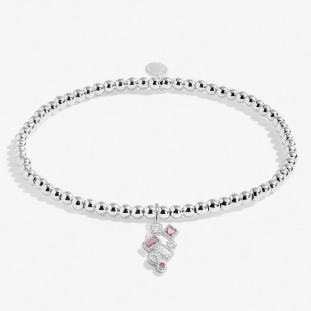 Joma Jewellery Silver A Little 'Happiest Of Birthdays' Bracelet