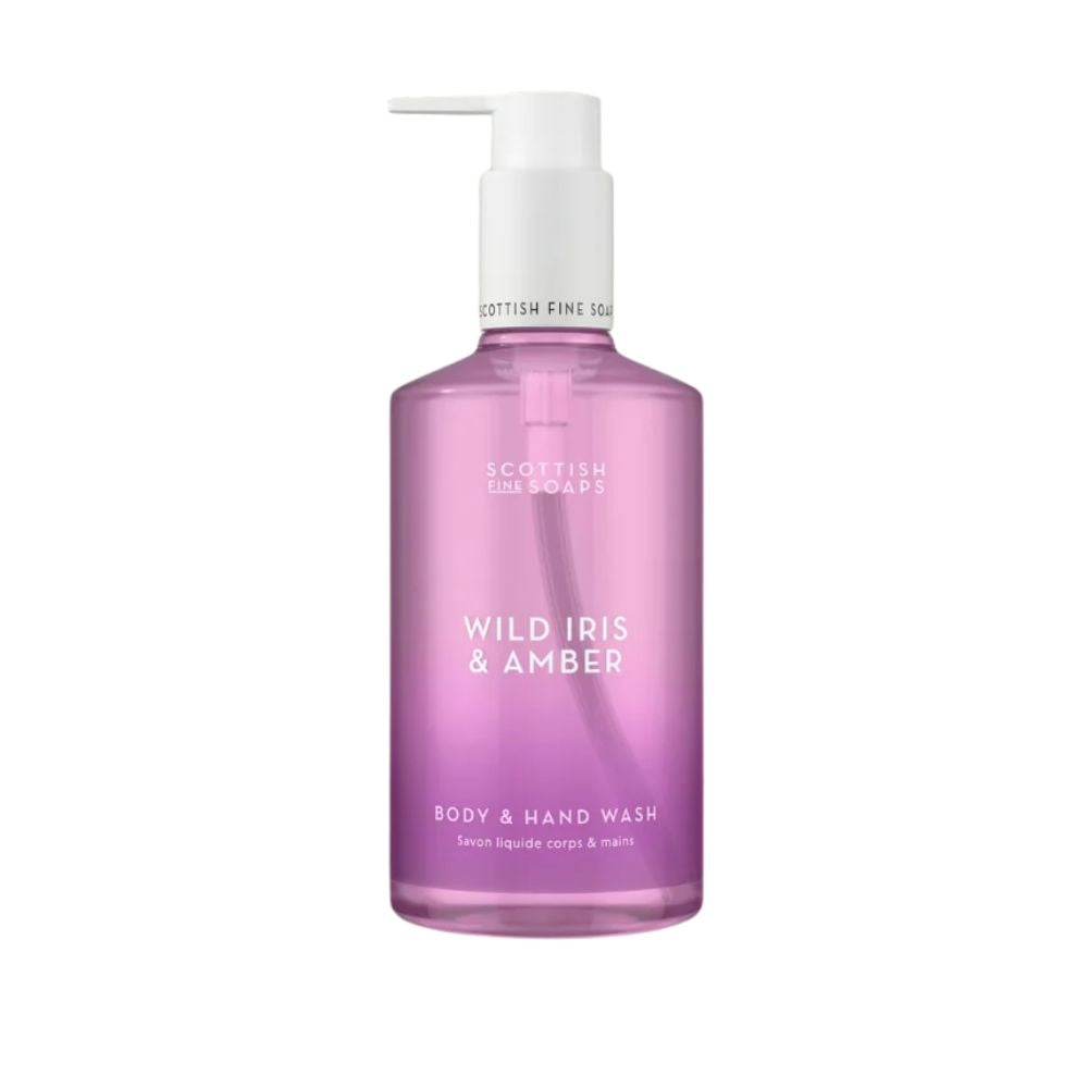 Scottish Fine Soaps 300ml Wild Iris & Amber Body & Hand Wash