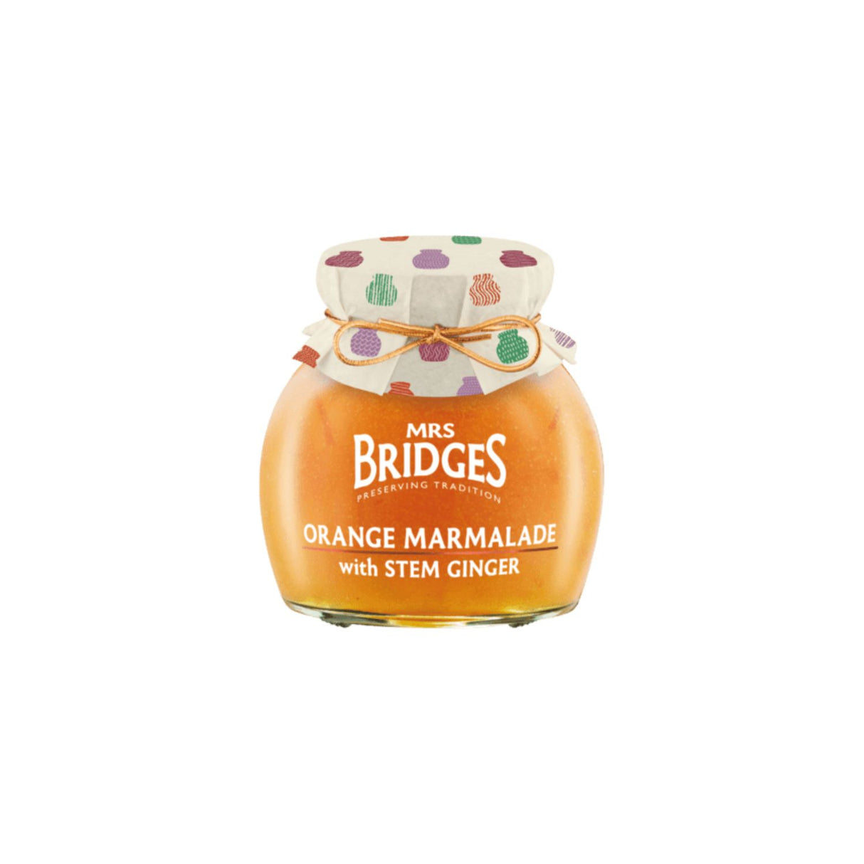 Mrs Bridges 340g Orange Marmalade & Stem Ginger