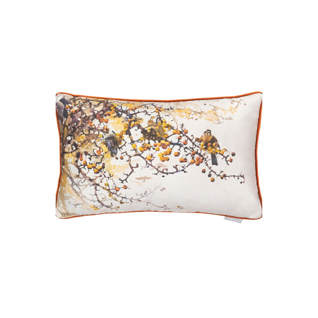 Voyage Maison 40x60cm Hazeldene Printed Feather Cushion Auburn