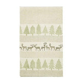 Walton & Co 180cm Forest Scene Block Print Runnner