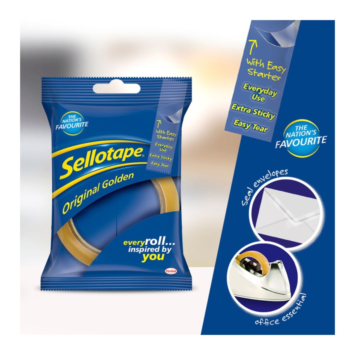 Sellotape 50m Original Golden Tape