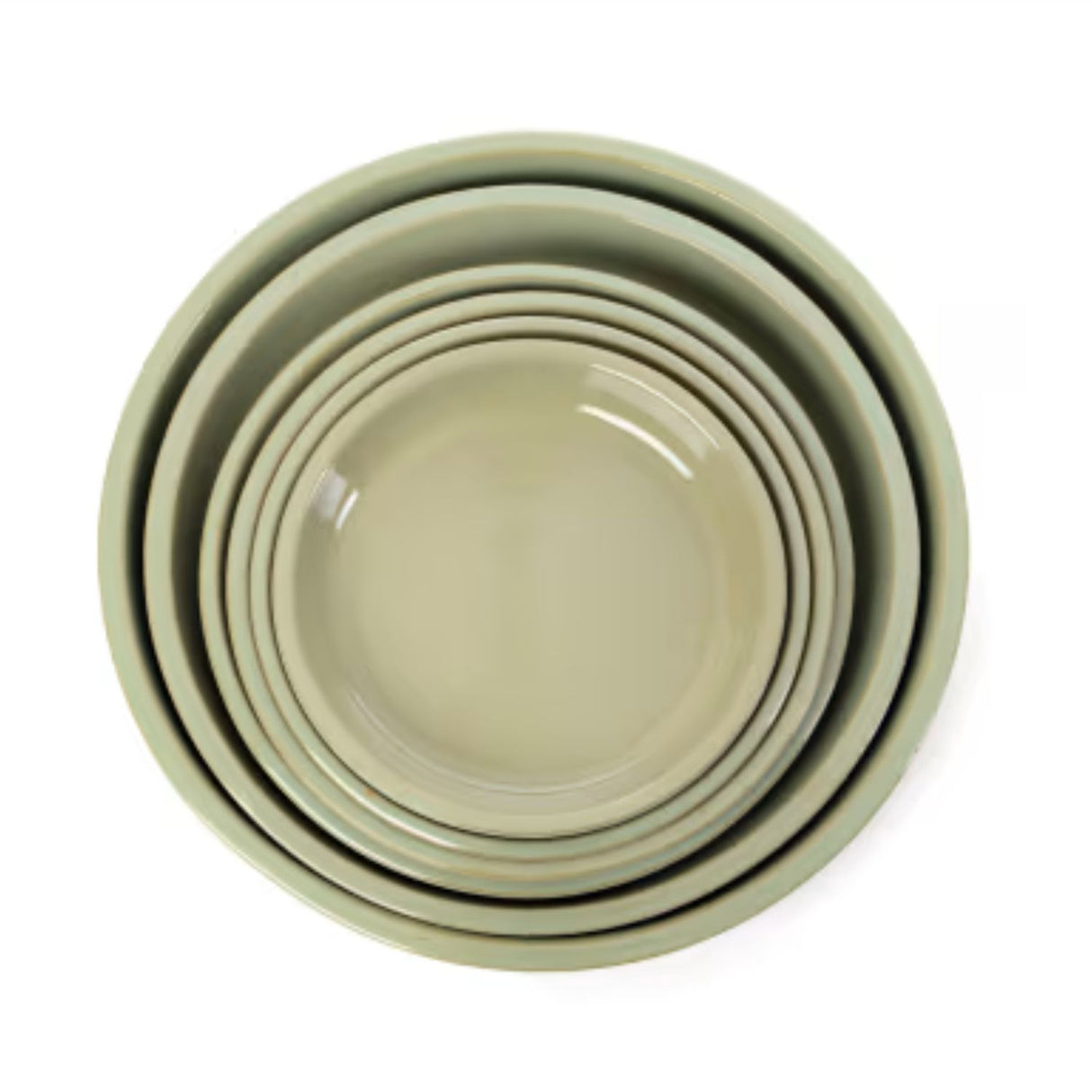 Woodlodge 27cm Mint Green Blossom Glazed Saucer