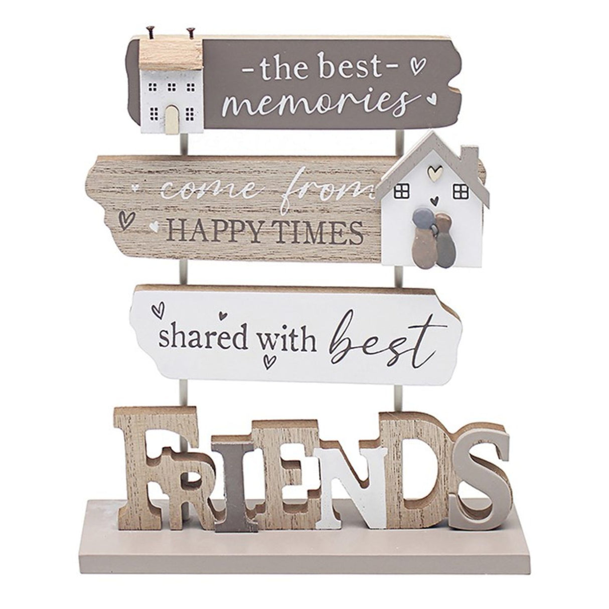 Joe Davies 23.5cm Wooden Love & Affection Friends Plaque