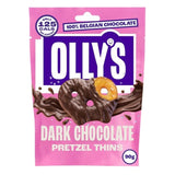 Olly's 90g Pretzels Thins Dark Chocolate - Vegan