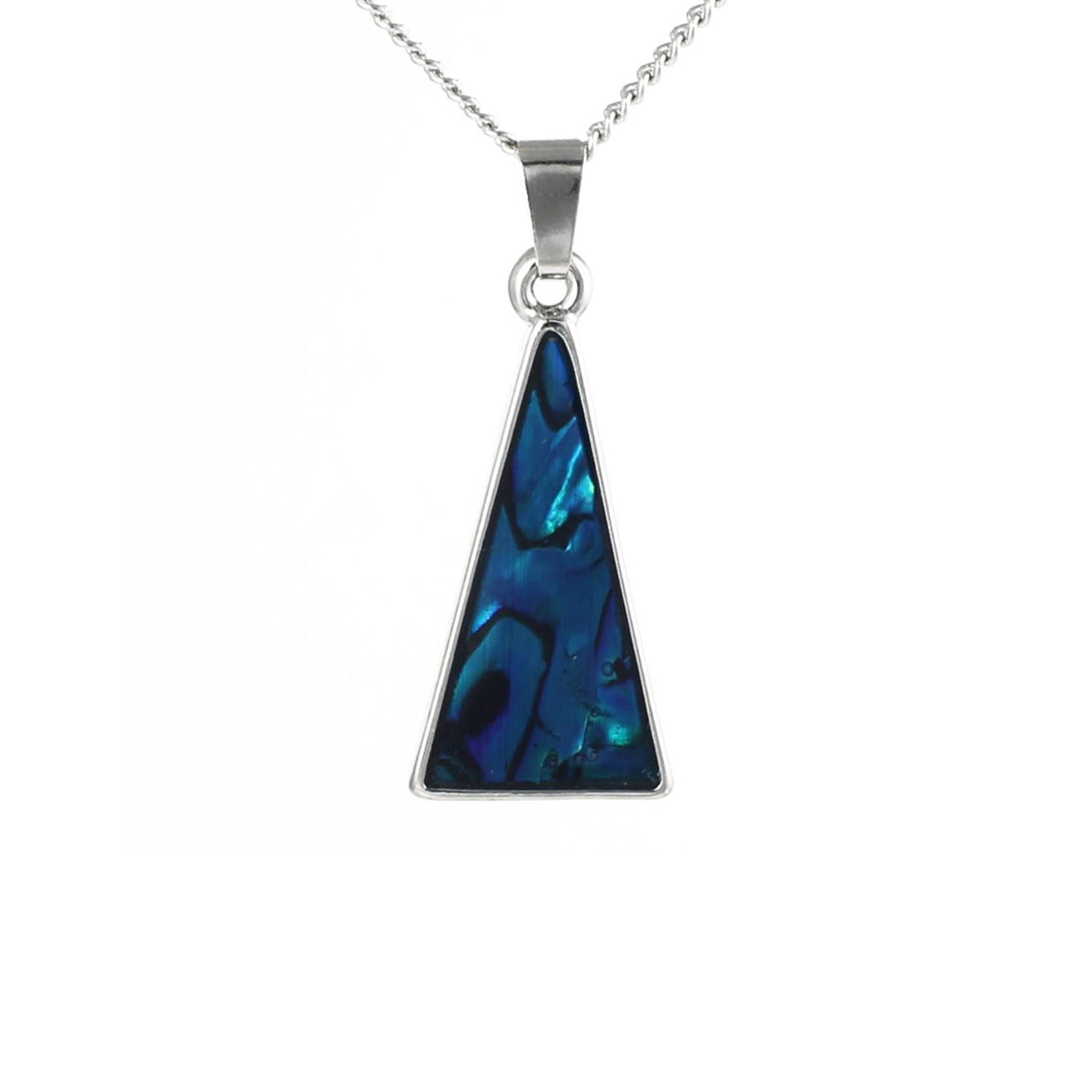 Lila Jewellery Paua Shell 26mm Large Triangle Pendant